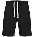 Jack & Jones Sweatshorts - JpstBill - Plissé - Black Jack & Jones Sweatshorts - JpstBill - Plissé - Black