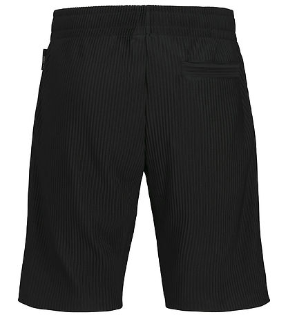 Jack & Jones Sweatshorts - JpstBill - Plissé - Black