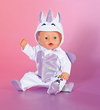 BABY born Dukketøj - Enhjørningeheldragt - 43 cm