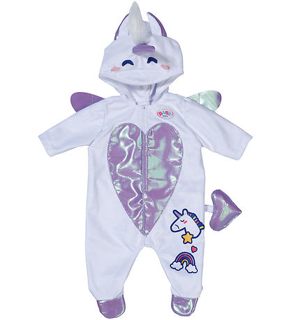 BABY born Dukketøj - Enhjørningeheldragt - 43 cm