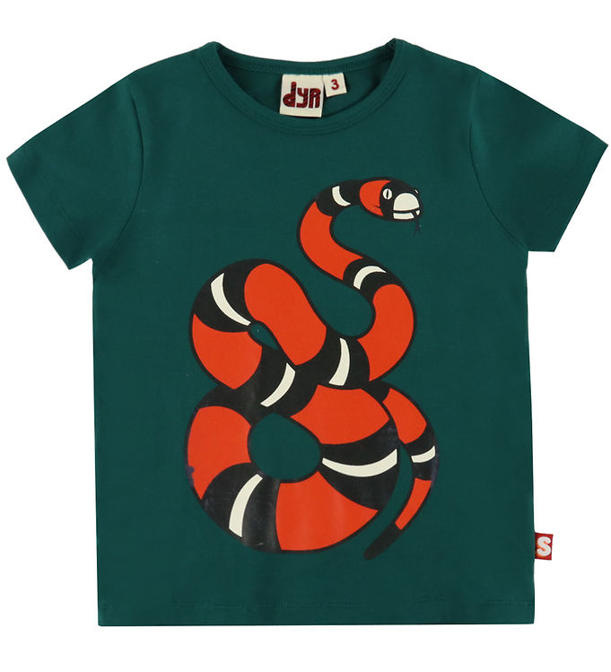 DYR-Cph T-shirt - Dyrgrowl - Tee Verde Slange