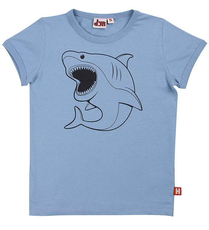 DYR T-shirt - DyrHide - Porcelaine Outline Hvidhaj