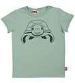 DYR T-shirt - DyrHide - Herb Green Outline Havskildpadde