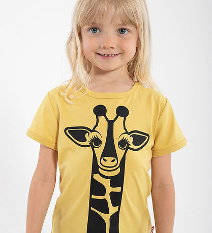 DYR T-shirt - DyrHide - Faded Yellow Giraf