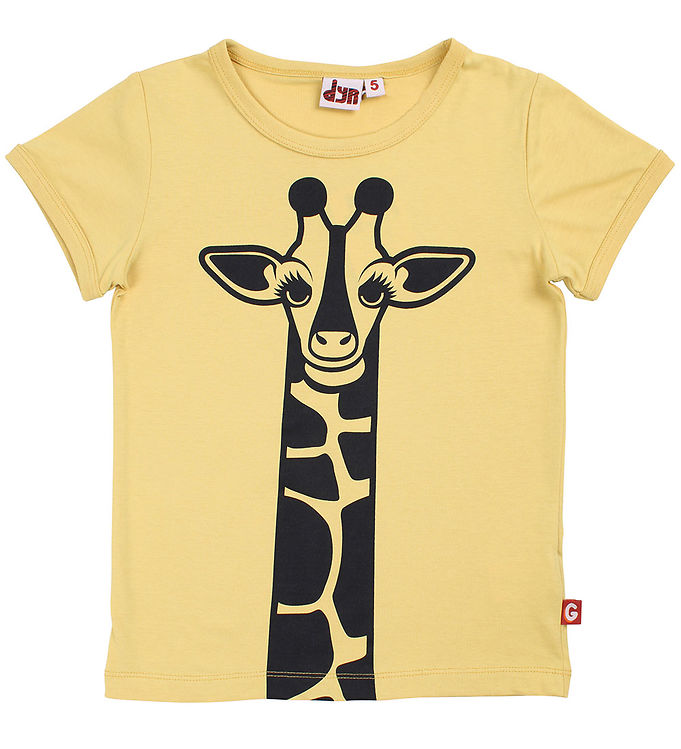 DYR T-shirt - DyrHide - Faded Yellow Giraf