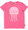 DYR T-shirt - DyrGrowl - Bright Pink Vandmand
