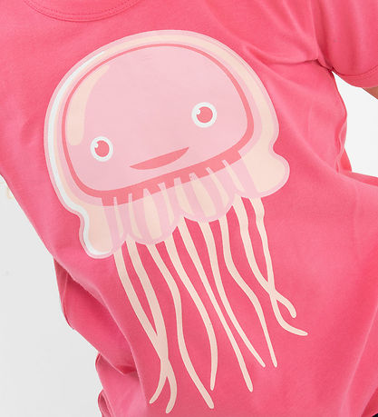 DYR T-shirt - DyrGrowl - Bright Pink Vandmand
