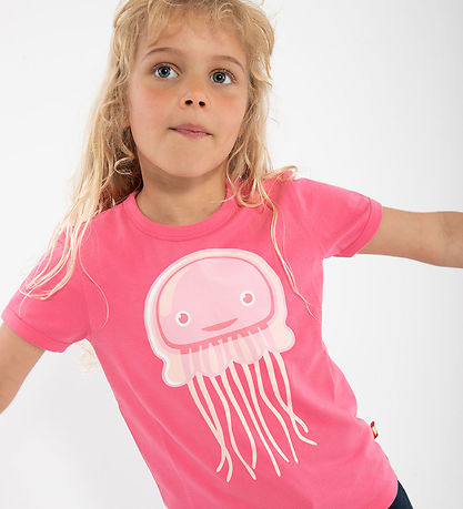DYR T-shirt - DyrGrowl - Bright Pink Vandmand