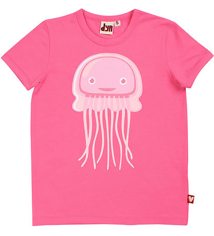 DYR T-shirt - DyrGrowl - Bright Pink Vandmand