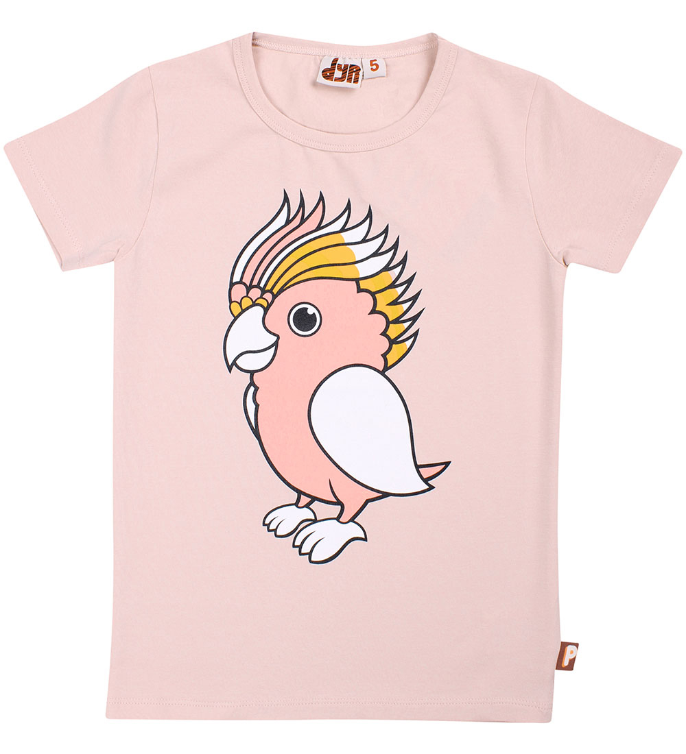 DYR-Cph T-Shirt - DyrGrowl T - Hellblau Rose Papagei - DYR-Cph - 8 Jahre (128) - T-Shirts