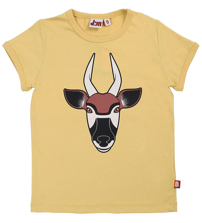 DYR T-shirt - DyrHide - Faded Yellow Bongo Antilope