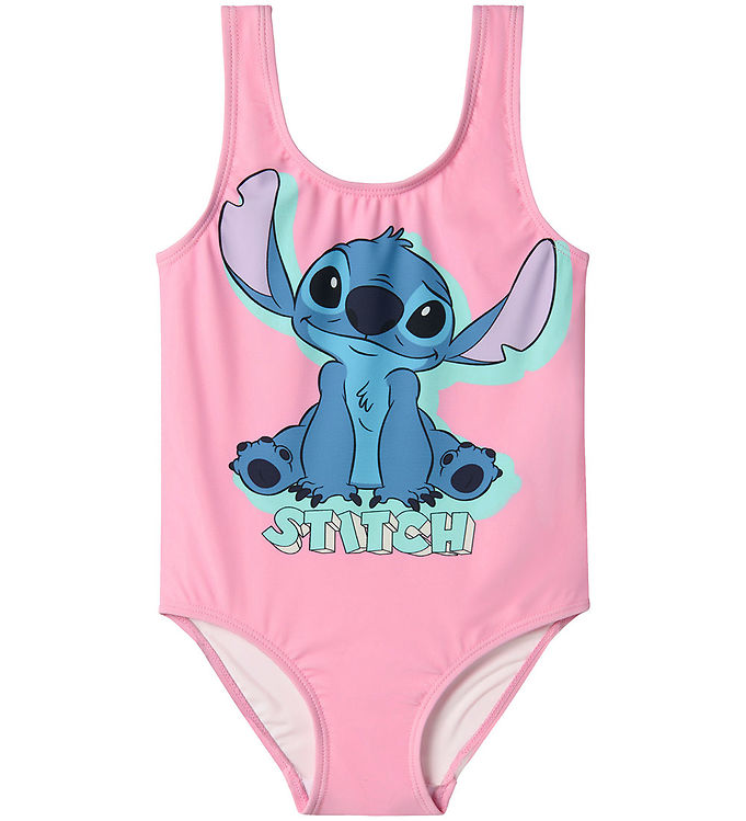 Name It Badedragt Pink Frosting Med Stitch - Str. 18-24m 86/92cm