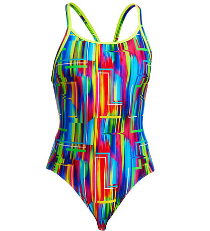 Funkita Badedragt - Diamond Back - UV50+ - The Glitch Funkita Badedragt - Diamond Back - UV50+ - The Glitch
