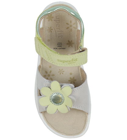 Superfit Sandaler - Sparkle - Gul/Hvid