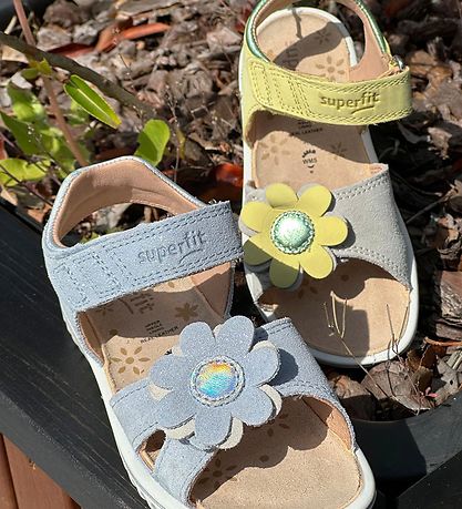 Superfit Sandaler - Sparkle - Gul/Hvid