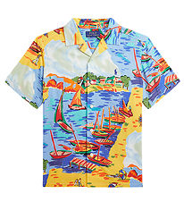 Polo Ralph Lauren Skjorte - Andy Camp - Multifarvet m. Strandpri Polo Ralph Lauren Skjorte - Andy Camp - Multifarvet m. Strandpri