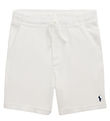 Polo Ralph Lauren Shorts - Frotté - Hvid Polo Ralph Lauren Shorts - Frotté - Hvid