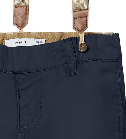 Name It Bukser m. Seler - NmmBen - Chino - Dark Sapphire
