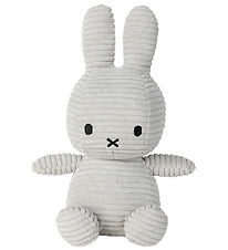 Bon Ton Toys Bamse - 23 cm - Miffy Corduroy - Soft Grey Bon Ton Toys Bamse - 23 cm - Miffy Corduroy - Soft Grey