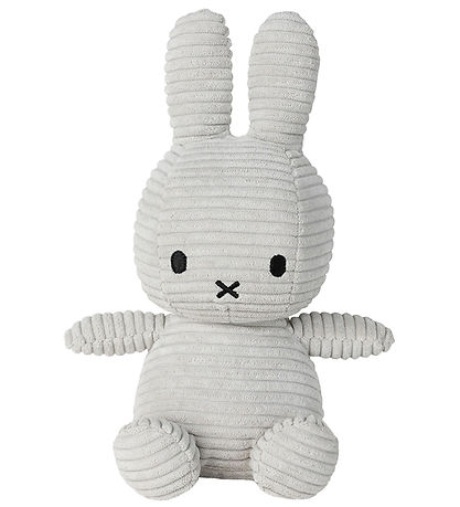 Bon Ton Toys Bamse - 23 cm - Miffy Corduroy - Soft Grey