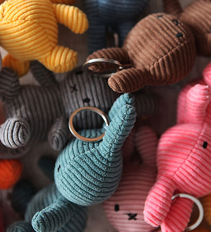 Bon Ton Toys Nøglering - 12 cm - Miffy ECO Corduroy - Pink