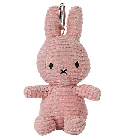 Bon Ton Toys Nøglering - 12 cm - Miffy ECO Corduroy - Pink