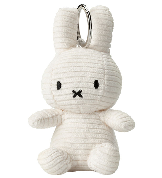 Bon Ton Toys Nøglering - 12 cm - Miffy ECO Corduroy - Offwhite