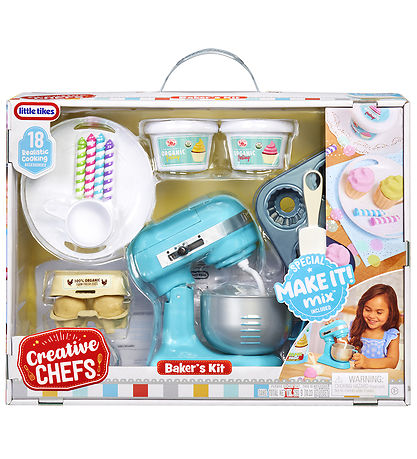 Little Tikes Legemad - Creative Chefs - 18 Dele - Bagesæt Little Tikes Legemad - Creative Chefs - 18 Dele - Bagesæt