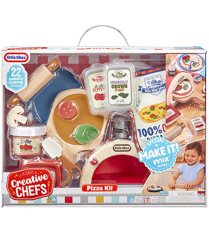 Little Tikes Legemad - Creative Chefs - 22 Dele - Pizzasæt Little Tikes Legemad - Creative Chefs - 22 Dele - Pizzasæt