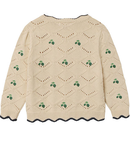 Fliink Cardigan - Knitted - Mela Ruffle - Sandshell
