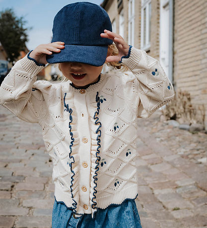 Fliink Cardigan - Knitted - Mela Ruffle - Sandshell