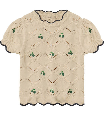 Fliink T-shirt - Knitted - Mela - Sandshell