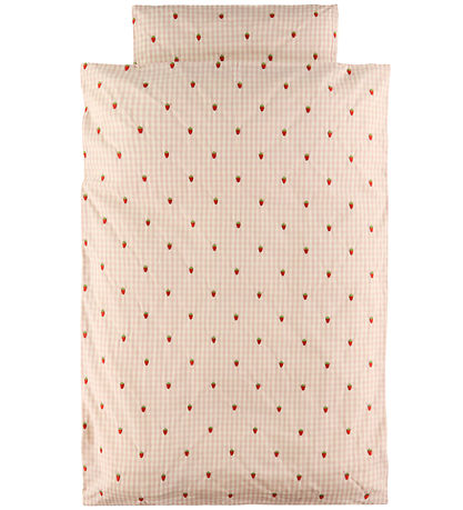 Flöss Bedding - Junior - Dolly - Pink Berry Gingham