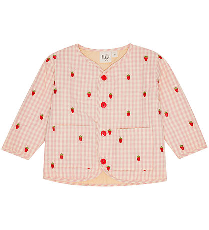 Flöss Jakke - Dolly - Pink Berry Gingham
