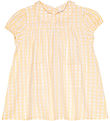 Flöss Kjole - Olivia - Soft Yellow Heart Gingham Flöss Kjole - Olivia - Soft Yellow Heart Gingham