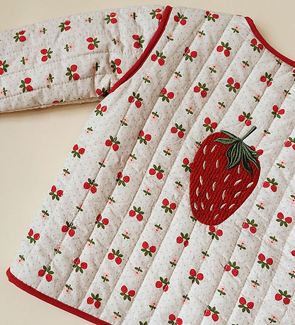 Flöss Jakke - Sofia - Soft White Berry