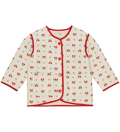 Flöss Jakke - Sofia - Soft White Berry