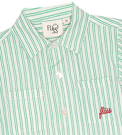 Flöss Skjorte - James - Green/Cloud