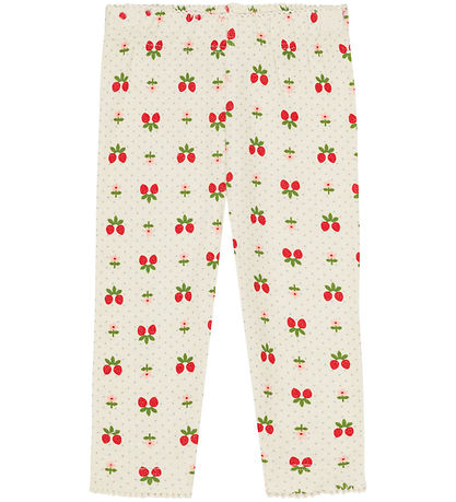 Flöss Leggings - Sofia - Soft White Berry Flöss Leggings - Sofia - Soft White Berry