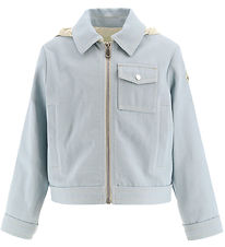Moncler Denimjakke med Hætte - Esme - Royal Moncler Denimjakke med Hætte - Esme - Royal