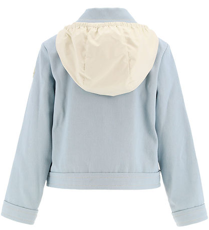 Moncler Denimjakke med Hætte - Esme - Royal Moncler Denimjakke med Hætte - Esme - Royal