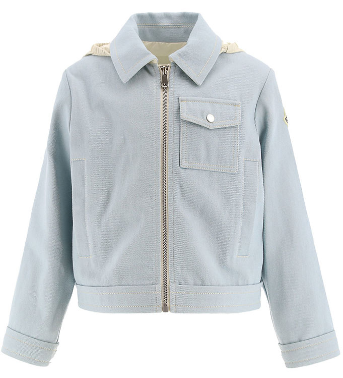Moncler Denimjakke med Hætte - Esme - Royal