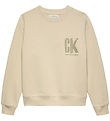 Calvin Klein Sweatshirt - Summer Backprint - Oyster Gray Grey Calvin Klein Sweatshirt - Summer Backprint - Oyster Gray Grey