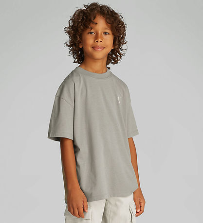 Calvin Klein T-shirt - Miami Backprint - Laurel Oak Grey