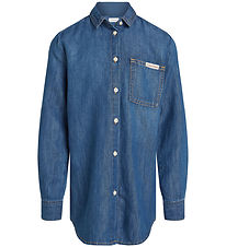Calvin Klein Skjorte - Denim - Mid Serenity Blue Calvin Klein Skjorte - Denim - Mid Serenity Blue