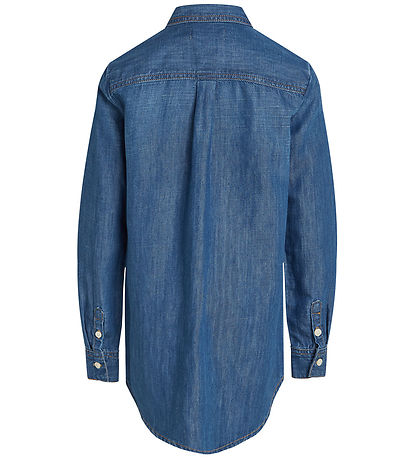 Calvin Klein Skjorte - Denim - Mid Serenity Blue