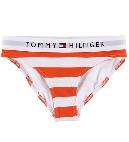 Tommy Hilfiger Bikini - Triangle - Breton Stripe Brilliant Orang Tommy Hilfiger Bikini - Triangle - Breton Stripe Brilliant Orang