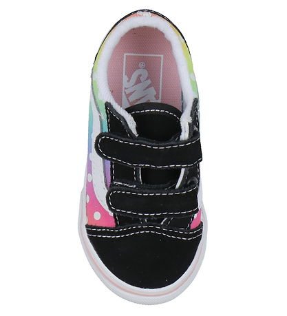 Vans Sko - Old Skool V Glow Rainbow - Sort/Multi