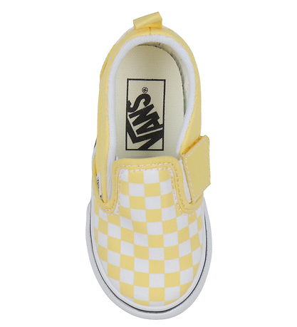 Vans Sko - Classic Slip-On - Gul/Hvidternet