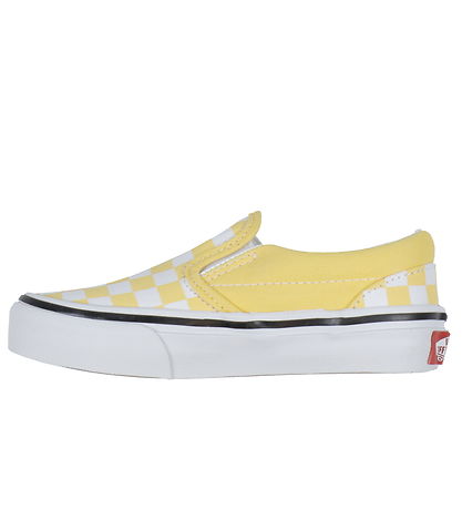 Vans Sko - Classic Slip-On - Gul/Hvidternet